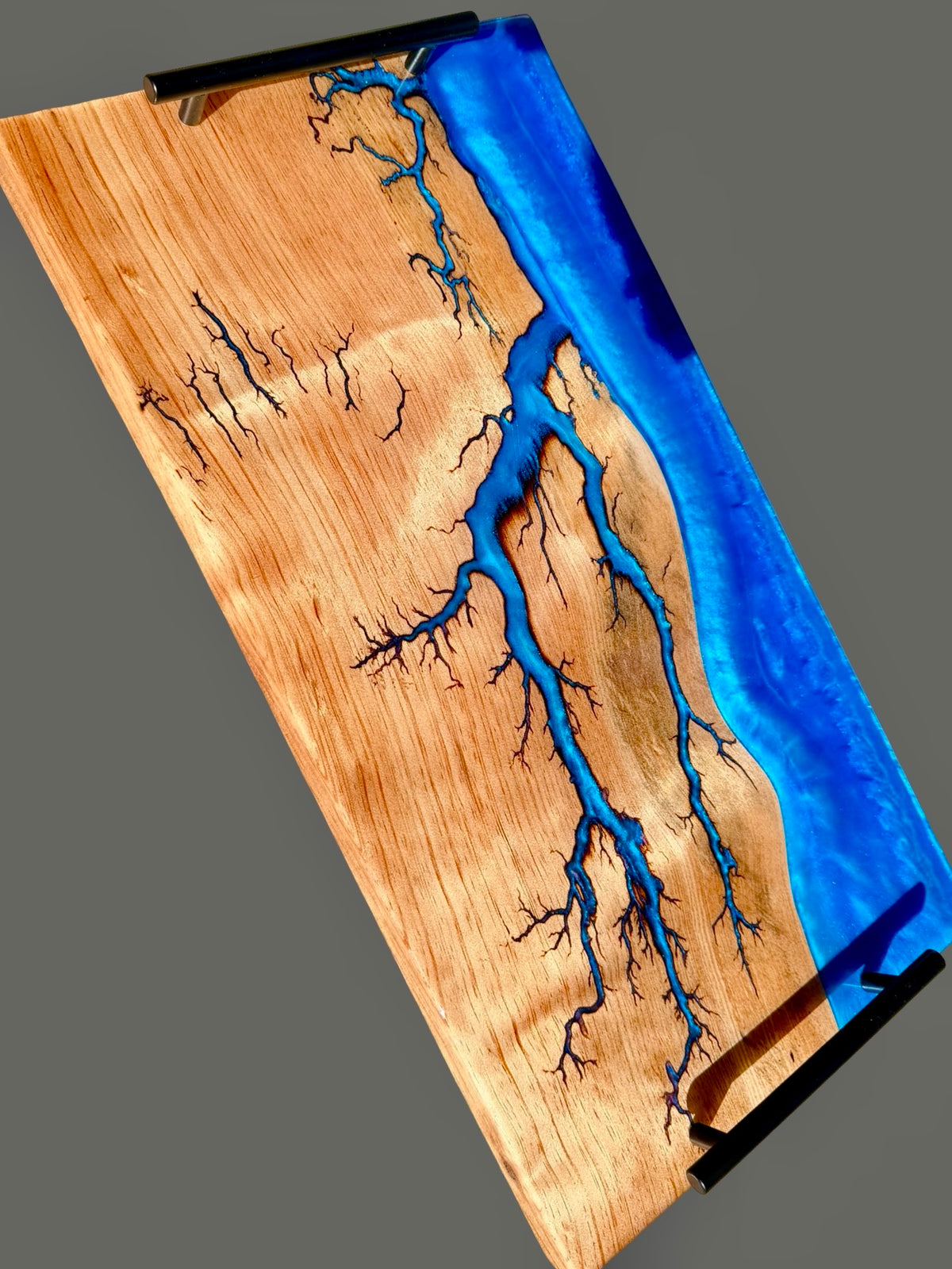 Premium River Resin Board | Sapphire Blue