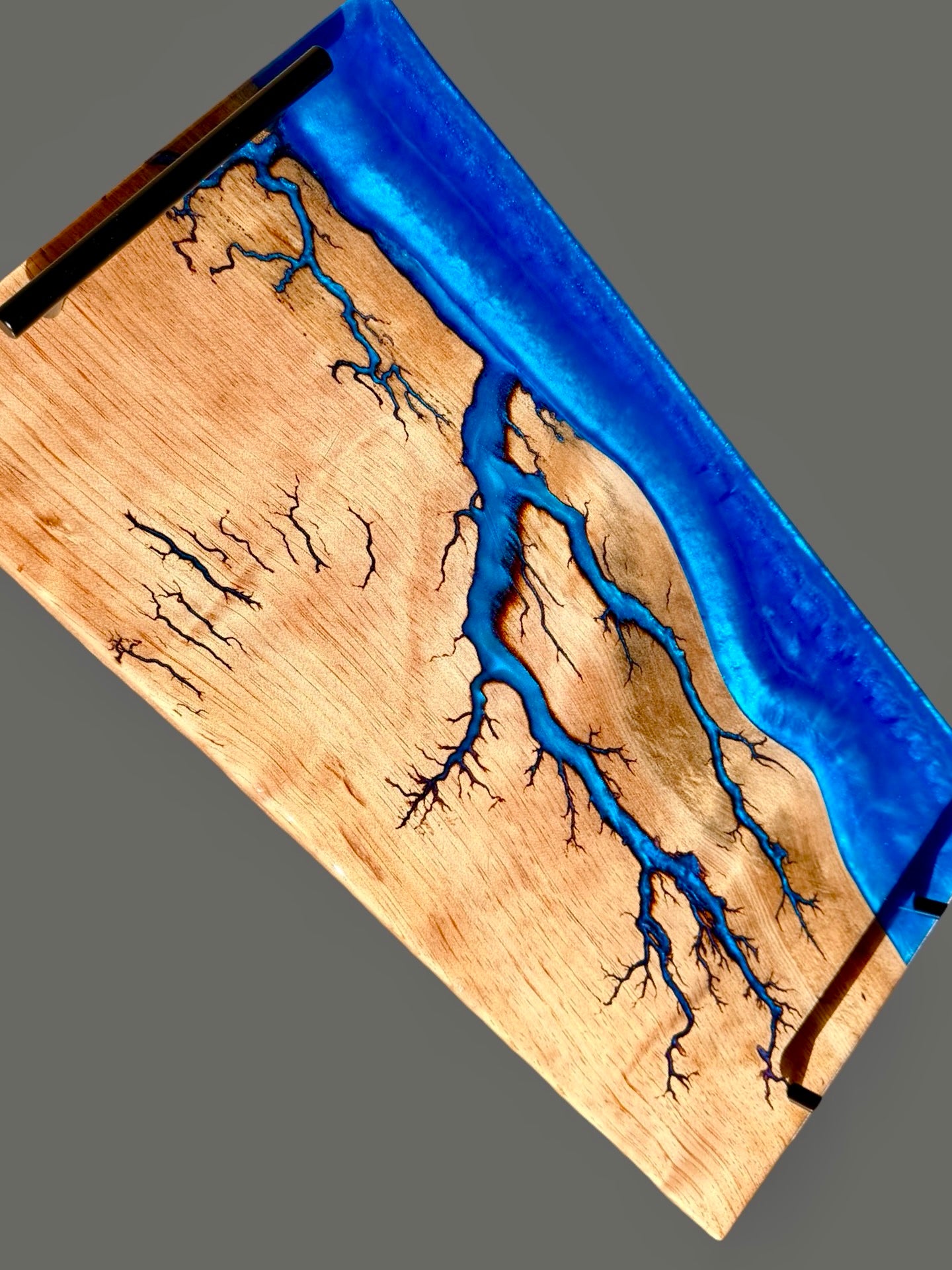 Premium River Resin Board | Sapphire Blue