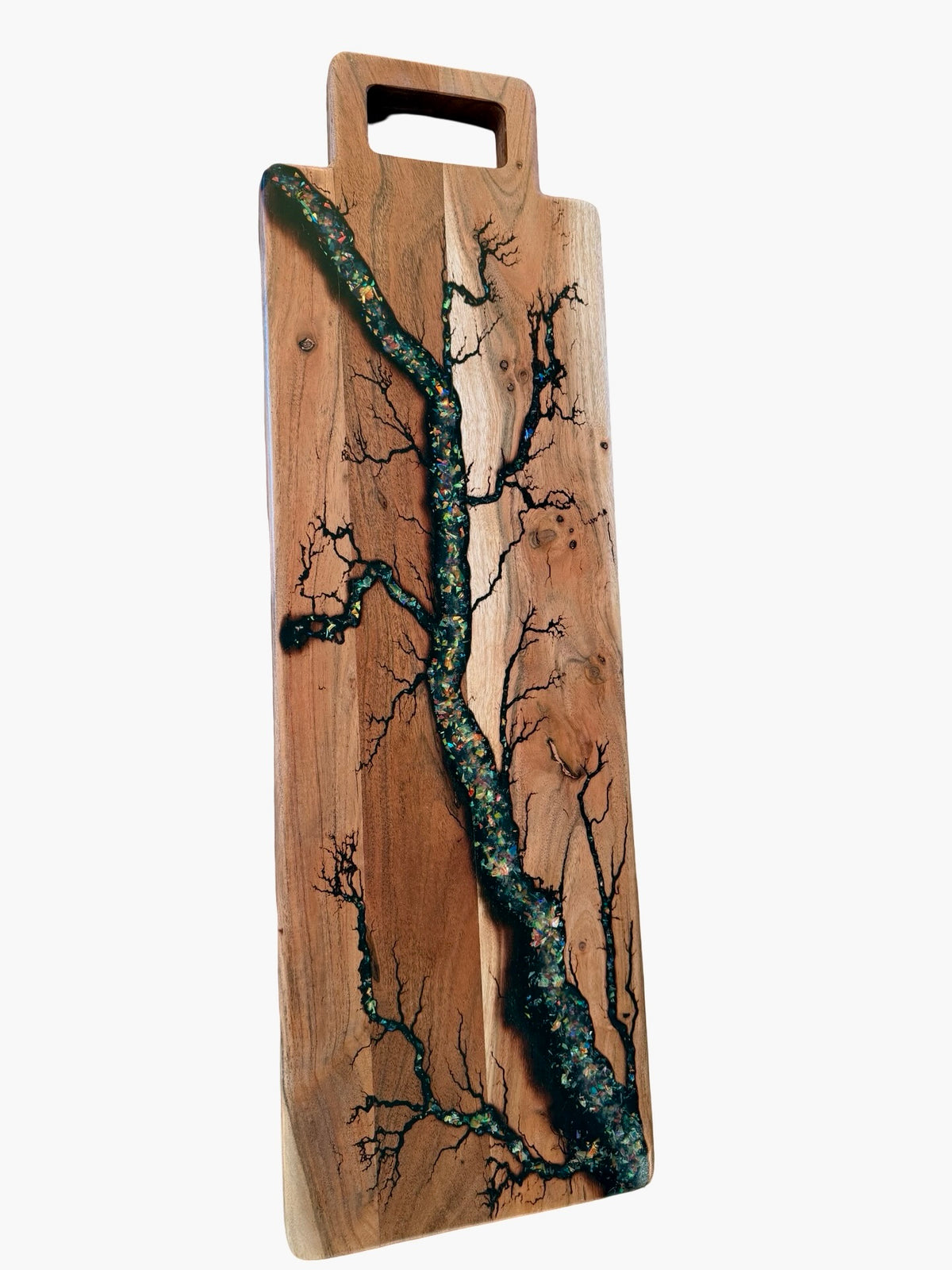 Long Resin Serving Board | Fractal Flow Designs | Housewarming Gifts