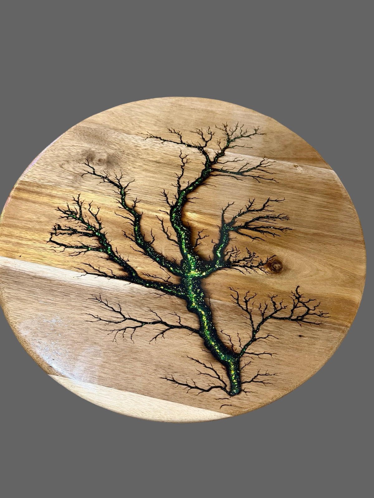 Australian made Artisan resin lazy Susan for cheese platters, grazing tables and entertaining