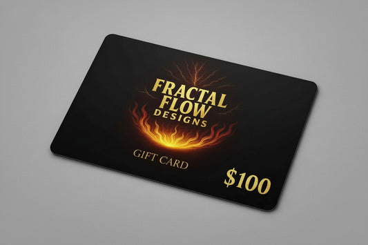 Fractal Flow Designs digital gift card – the perfect Australian-made gift for resin board lovers and entertainers - premium quality resin boards