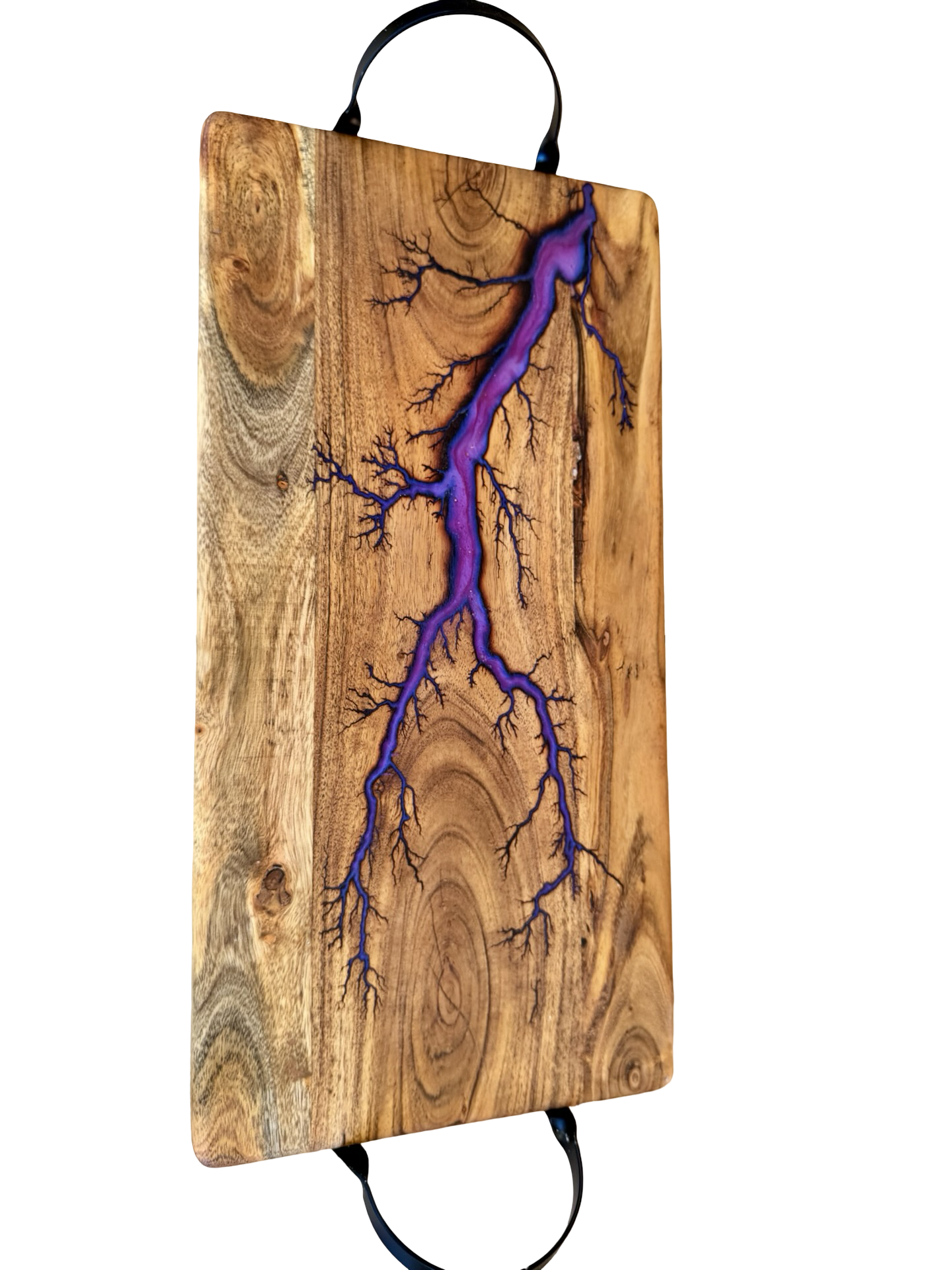 Handmade purple resin cheese board, artisan timber construction, East Gippsland Victoria , Australia wide shipping available