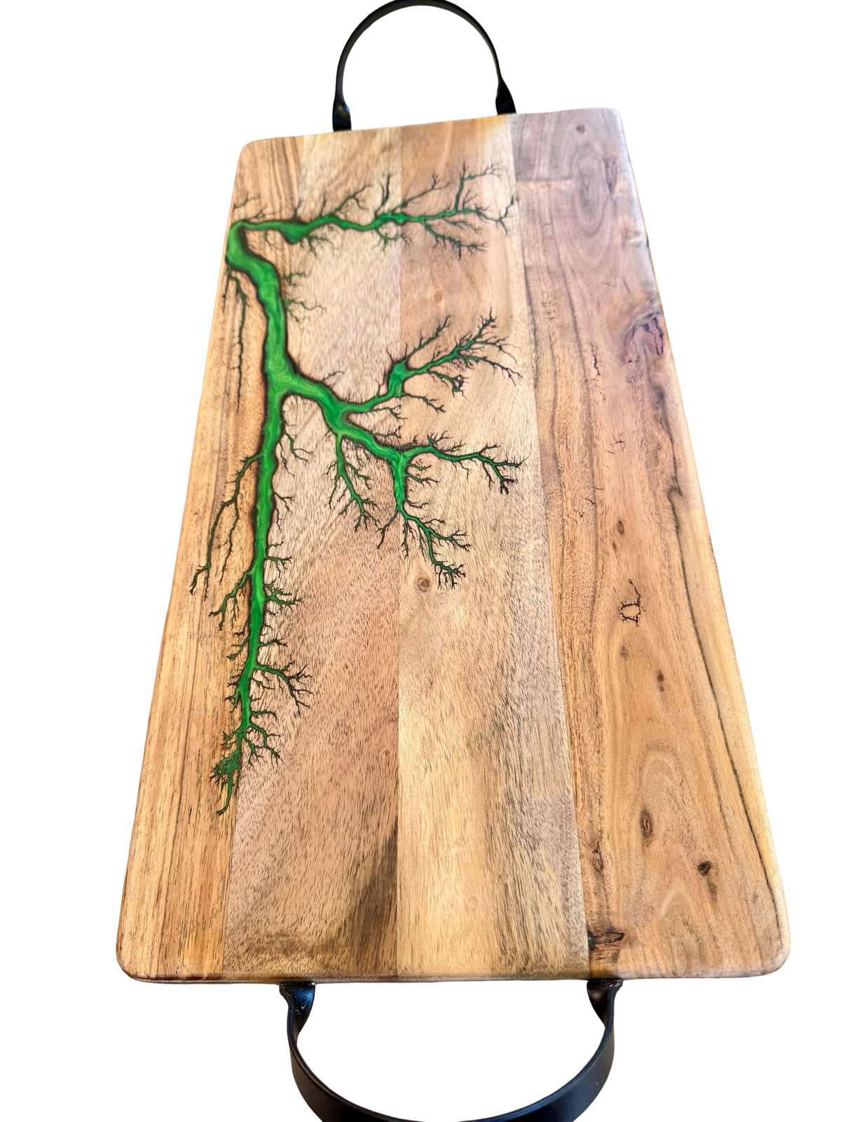 Australian resin serving board, unique artisan timber creation, East Gippsland Victoria