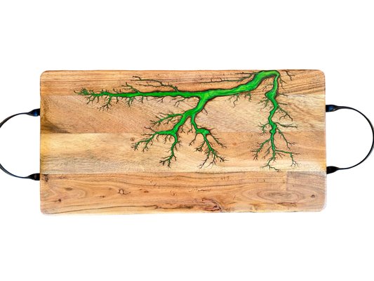 Artisan serving board, premium timber and resin construction, East Gippsland Australia